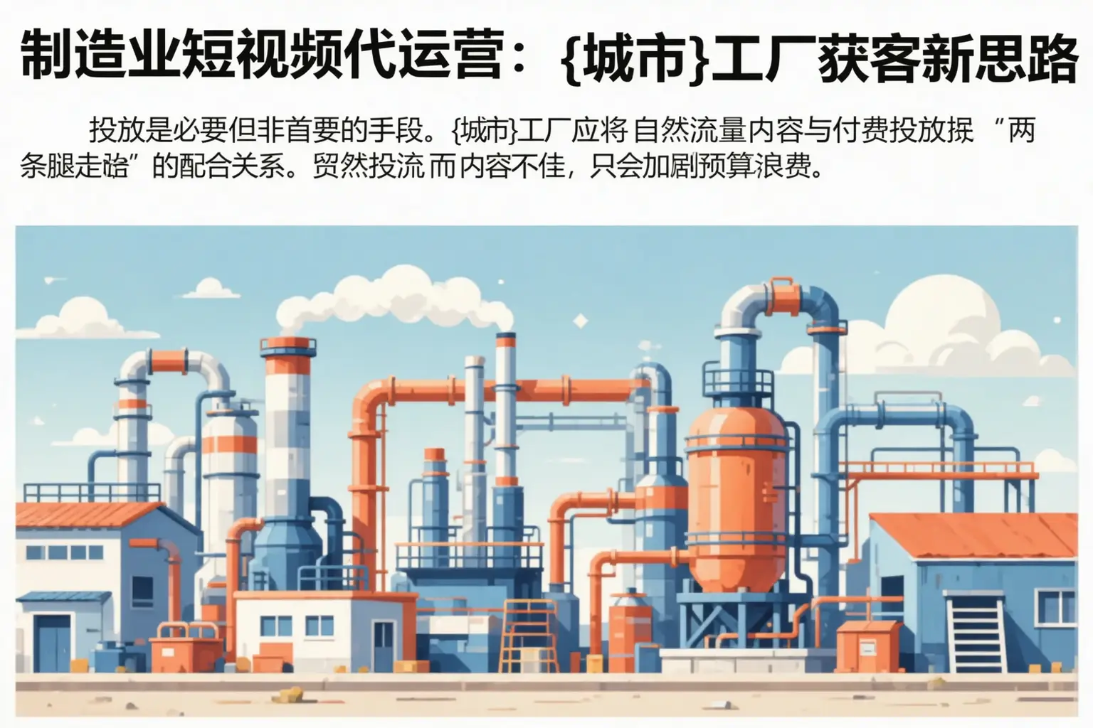制造业短视频代运营：覃塘工厂获客新思路